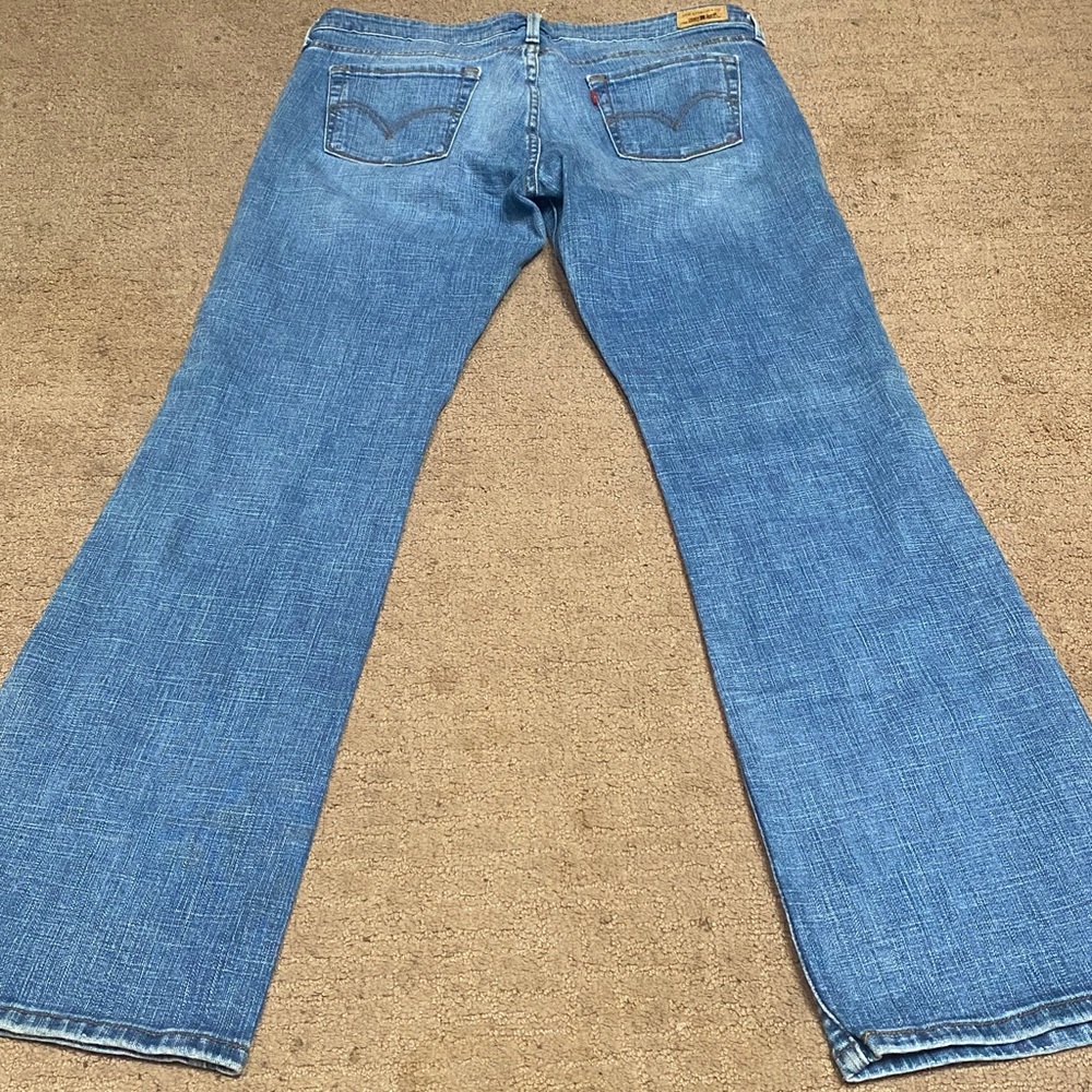 Y2K Levi’s 545 Size 14M Low Boot Cut Blue Jeans Denim Vintage Casual Western